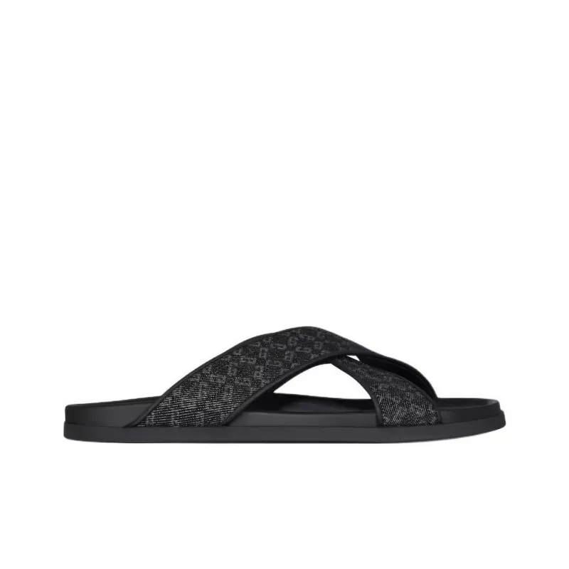 Givenchy G Plage Slide Slippers Men's Black-1