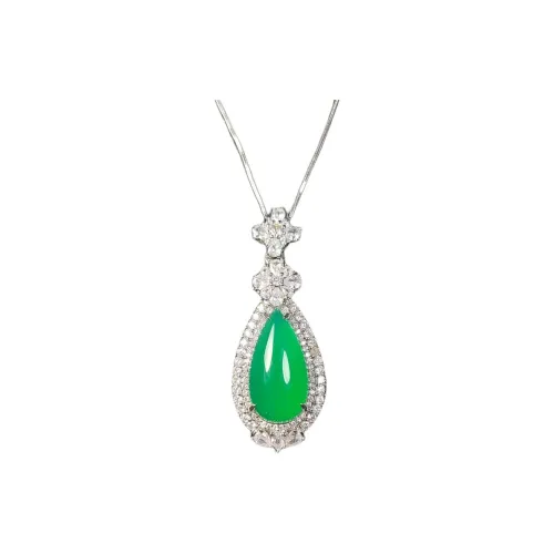 JUNWEN Chalcedony Necklaces Women's