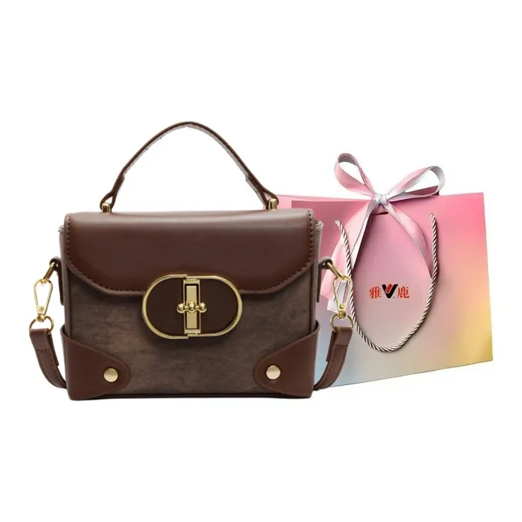 Yalu PU Shoulder Bag, Crossbody Bag, Handbag Regular Women's Black/Ecru/Blue/Coffee-12