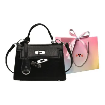 Yalu PU One Shoulder Handbags Women's 1Black/Ecru/Pink/Silver