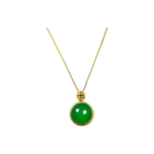 JUNWEN Chalcedony Necklaces Women's