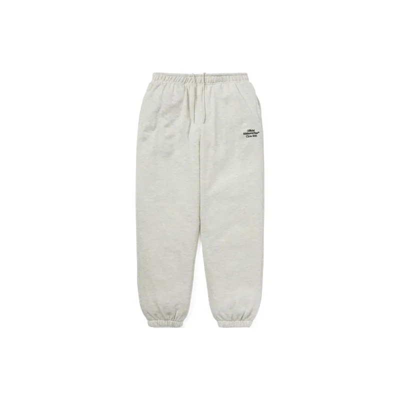 Thisisneverthat Knitted Sweatpants Unisex Light Gray-0