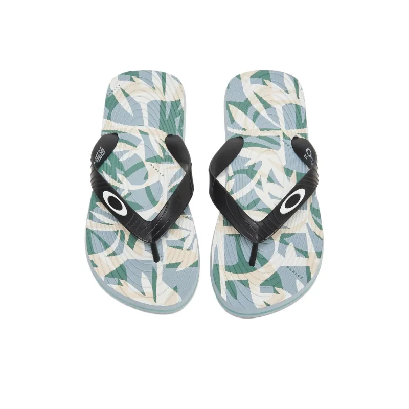 Oakley Odor-Resistant Flip Flops Unisex Light Blue-3