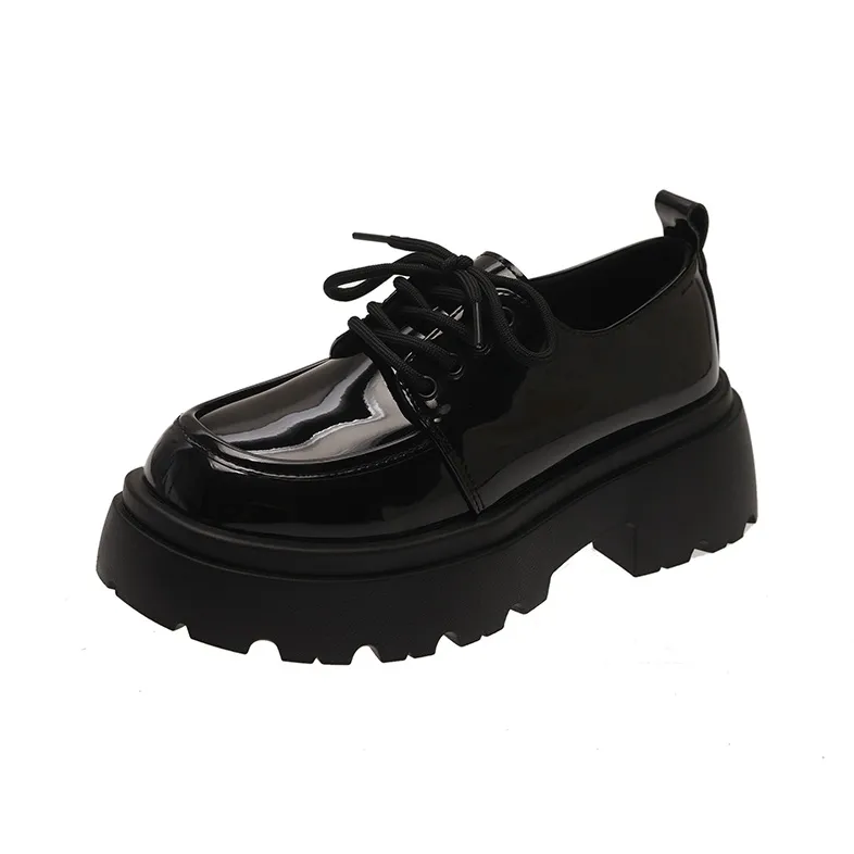 REIHUNG Casual Single Shoes Women's Black-7