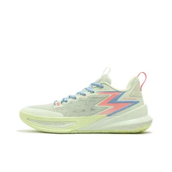361° Anti Slip And Wear Resistant Breathable Low Top Basketball Shoes Men's Melon Green