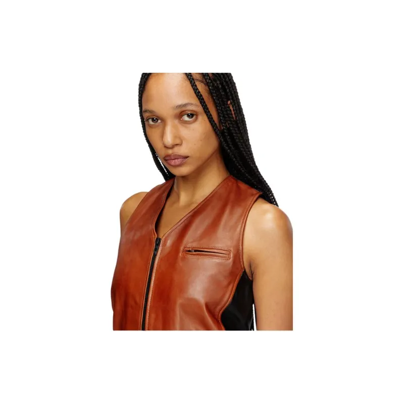 DIESEL L Ustra Leather Top-4