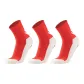 Crew Glue Soccer Socks, Red 3 Pack