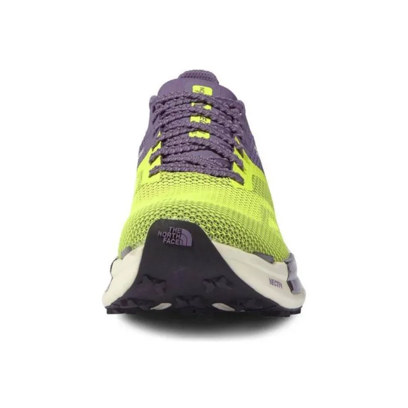 THE NORTH FACE Cushioned Slip-Resistant Low-Top Running Shoes Women's Neon Green-3