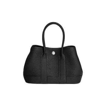 HERMES NEO GARDEN 23 Canvas With Leather Shoulder Bag Crossbody Bag Handbag Mini Women's 89 Noir Black