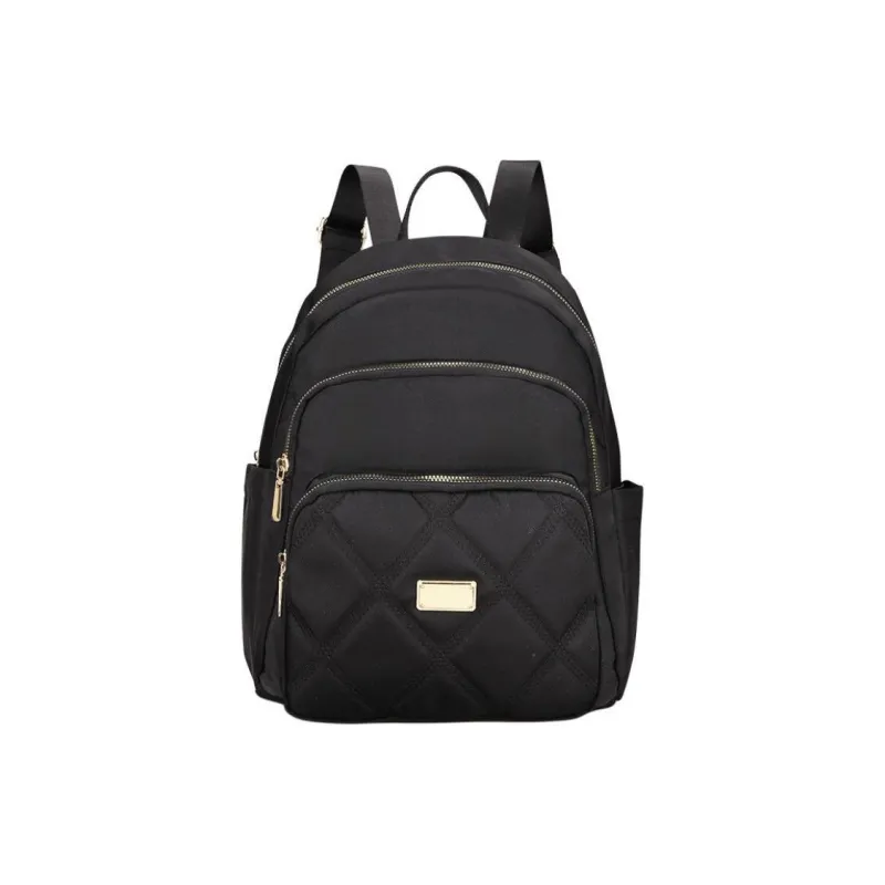 Yalu Oxford Backpack Regular Women's Silver/Black/Pink/Violet/Apricot-6