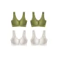 4-Pack Avocado Green 2+Champagne White 2