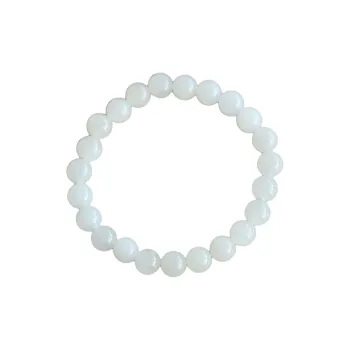 TAMINA Bracelets White Jade Unisex