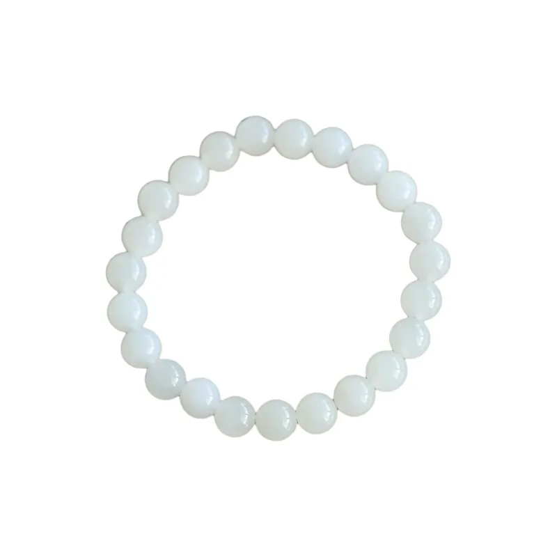 TAMINA Bracelets White Jade Unisex-0