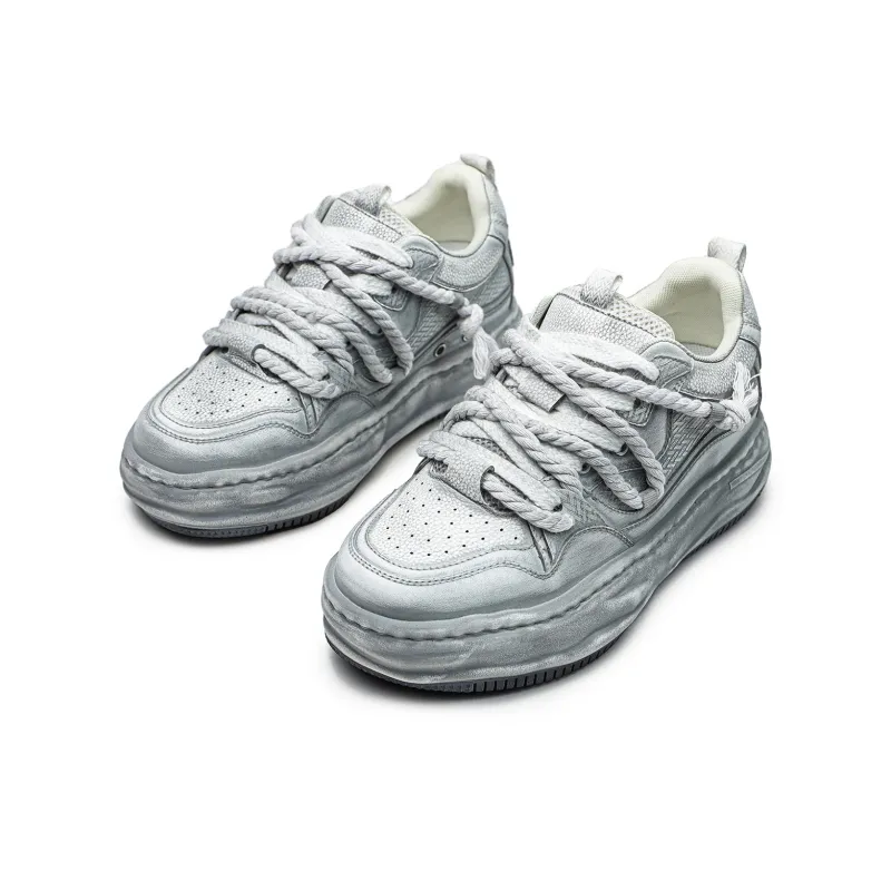 ESTEE GEEA Low-Top Skateboard Shoes Unisex Gray-1