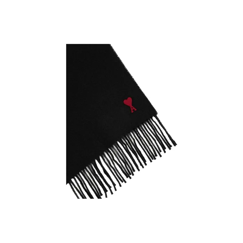 AMIPARIS Plain Scarf With Fringes-1
