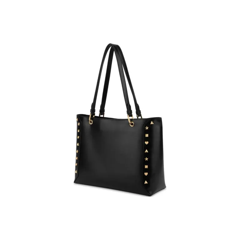LOVE MOSCHINO PU Shoulder Bag Women's Black-2