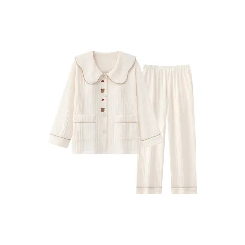 Sleeping Beauty Pajama Set Women's Ivory