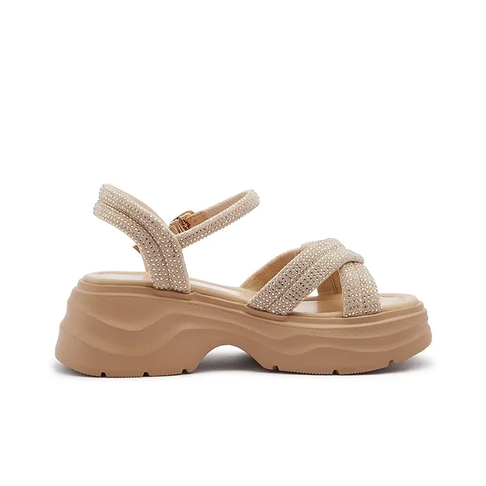 CAMEL One Strap Sandals Women's-7