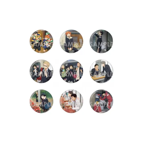 Animate Haikyuu!!, Anime Version, Trading Card Box, After School Badges