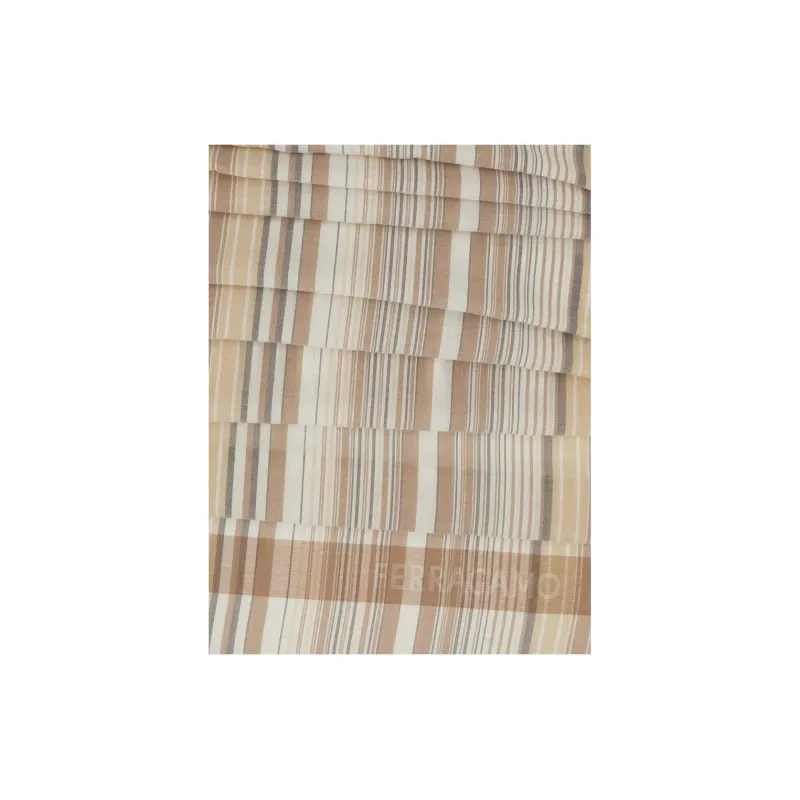 Ferragamo Striped Scarf-1