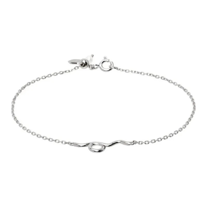 Maria Black Rhodium-Plated Recycled Sterling Silver Freshwater Pearl Bracelets Women's Silver-1