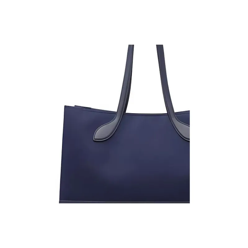 BALLY Leather Tote Bag, Shopping Bag, Handbag, Shoulder Bag Women's Blue-3