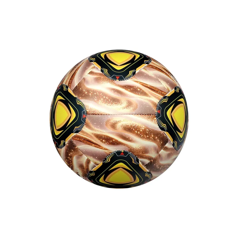 ProSelect Size 5 Soccer PU Machine Stitched Soccer Ball Unisex Brown-2