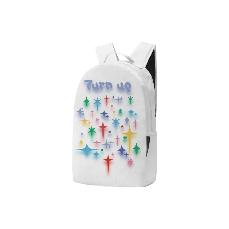 TURN UP Polyester Backpack Regular Unisex Multicolor-1