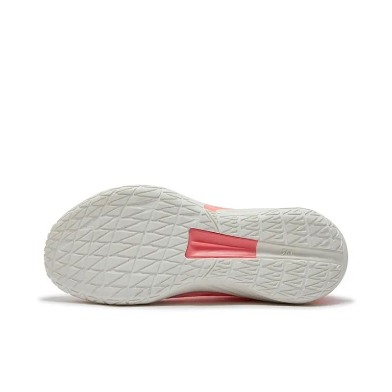 361° Cushioning Anti Slip And Wear Resistant Support Rebound Low Top Basketball Shoes Men's Pink White-4