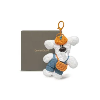 CinvaiKrose Polyester Patchwork Art Bag Accessories Women's White Orange Bag Bear/White Teddy Bear/Brown Teddy Bear