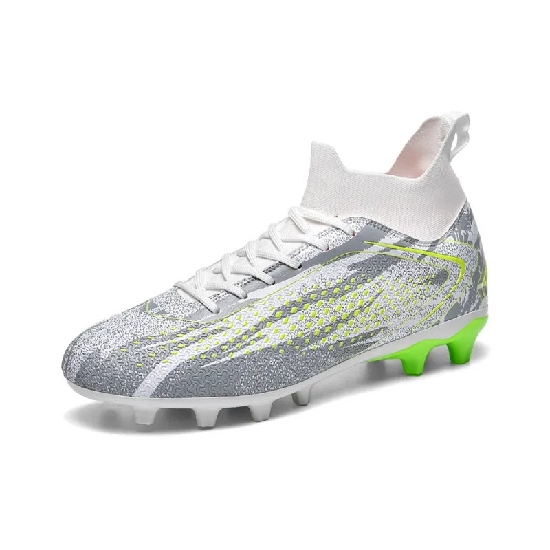 QIUTEXIONG FG Rubber Long Studs TF Rubber Broken Studs Cushioning Impact Resistant Soccer Shoes Unisex-31