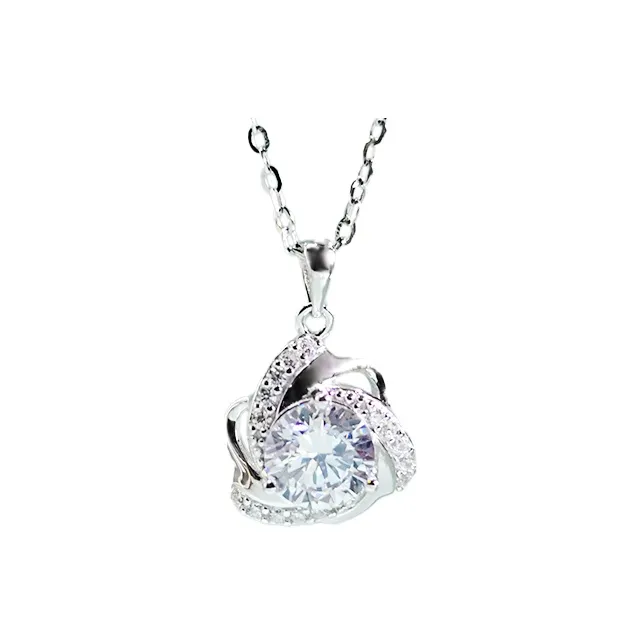 WANBAOYUANZHUBAO 925 Sterling Silver Necklaces Women's-0