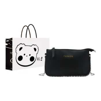 NX DOUGHNUT PU Japanese Style Minimalist Bead Chain Small Square Bag Crossbody Bag Regular Women's Multicolor