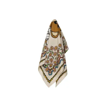 MOSCHINO Teddy Bear Silk Scarf