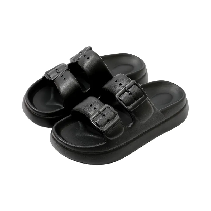 Foot Recreation Squashy And Bouncy Feeling Slippers For Women's Summer Slip Resistant Platform Shoes-8