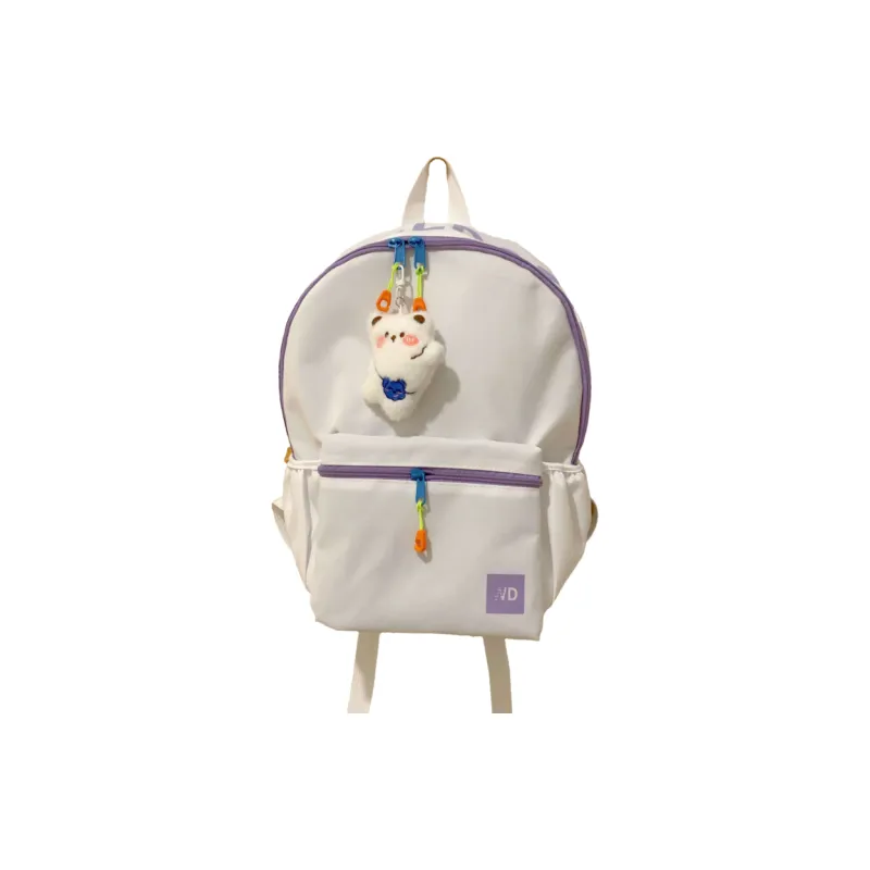 URBAN FOREST Polyester Backpack Unisex White/Black/Purple/Green/Blue-0