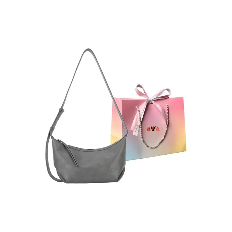 Yalu PU Shoulder Bag Women's Black/Brown/Gray/Red/White-10
