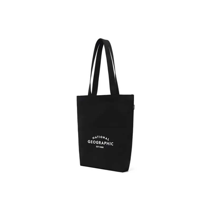 NATIONAL GEOGRAPHIC Cotton Tote Bag Shopping Bag Handbag Shoulder Bag Women's Black-1