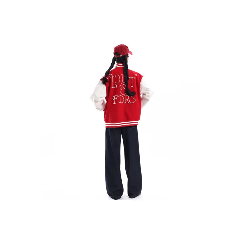 HAPG Baseball Jerseys Women's Red-2