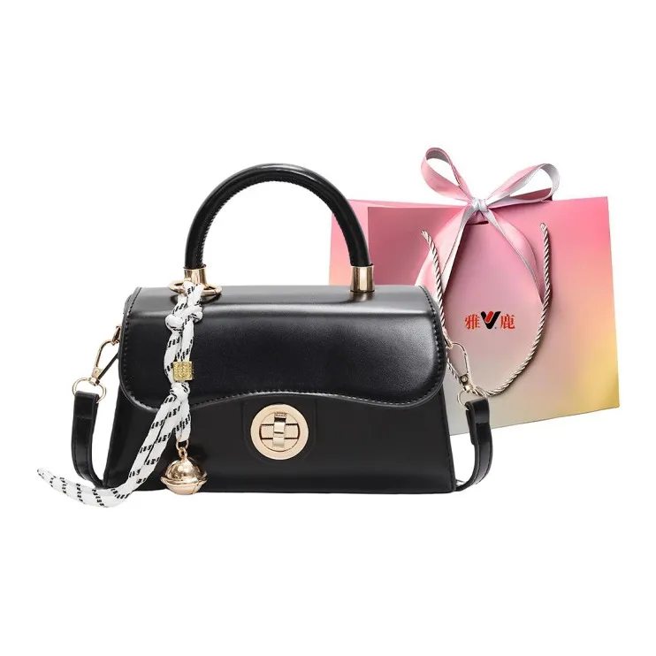 Yalu PU Shoulder Bag, Crossbody Bag, Handbag Women's Pink/Khaki/Green/Black-21