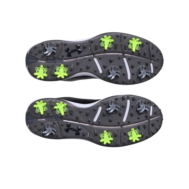 Under Armour Drive Fade Waterproof And Breathable Low Top Golf Shoes Men's Black-4