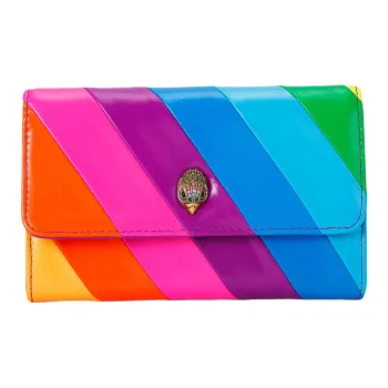 Kurt Geiger London Kensington Leather Wallet Women's Rainbow