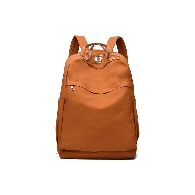 MingLu Nylon Backpack Unisex Khaki/Yellow/Black/Green-3