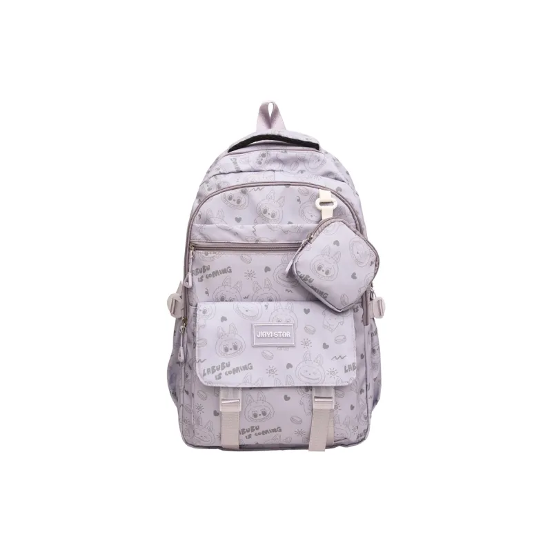 Yalu Nylon Backpack Unisex Multicolor-18