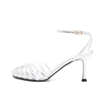 ALEVI Ally One Strap Sandals 7.5cm Women's Silver