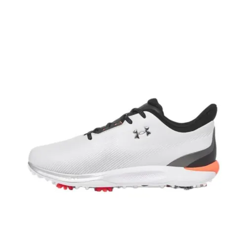 Under Armour Drive Fade Waterproof And Breathable Low Top Golf Shoes Men's Gray Black