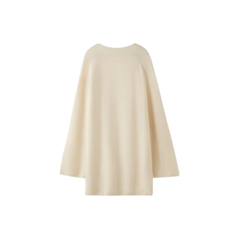 SNOWFORTE Cashmere Sweater Women's Ben White Velvet-1