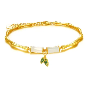 LAOMIAO Hetian Jade Bracelets Pale Greenish White Jade Women's