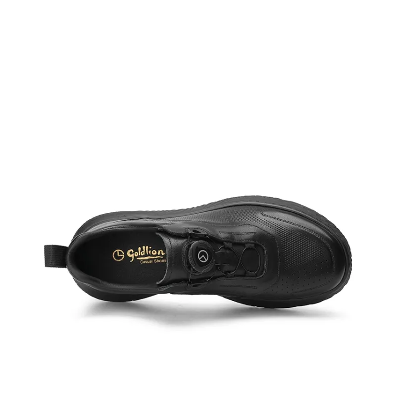 GOLDLION Low Top Casual Shoes Men's Black-2