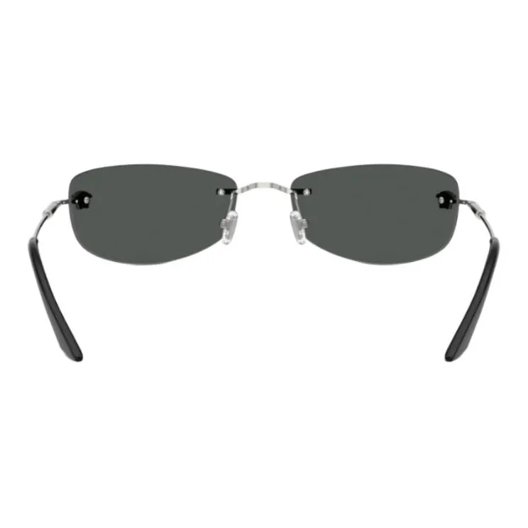 VERSACE Rectangle Frame Sunglasses-4